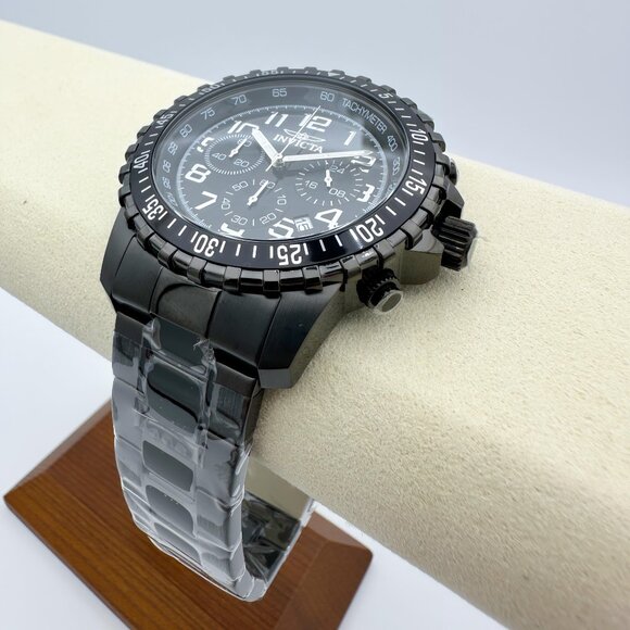 NEW Invicta Specialty Men's Gunmetal Chronograph Quartz Watch with Black Dial - Picture 3 of 9